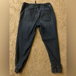 MOTHER drawstring crop trainer